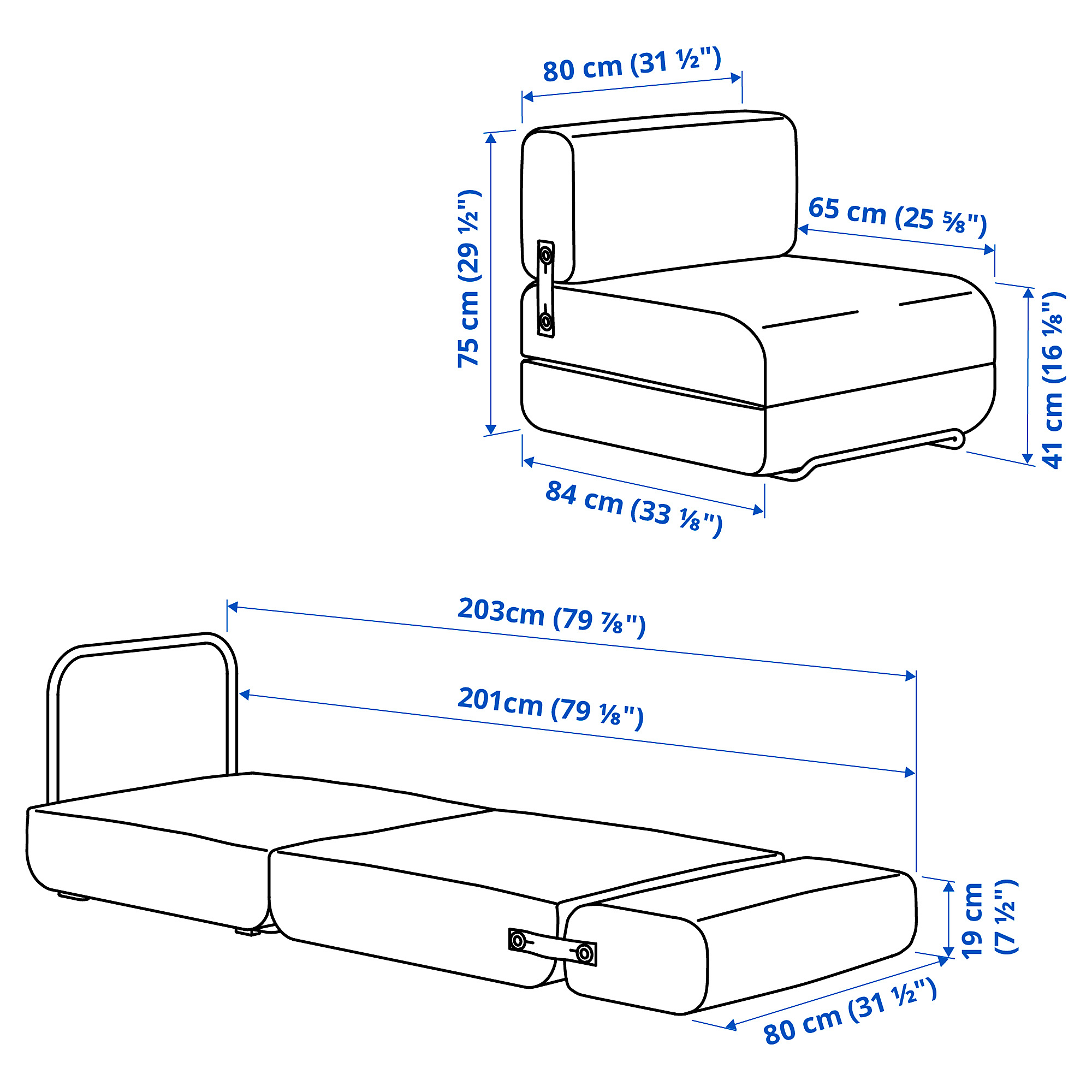 IKEA PS 2026 單人沙發床