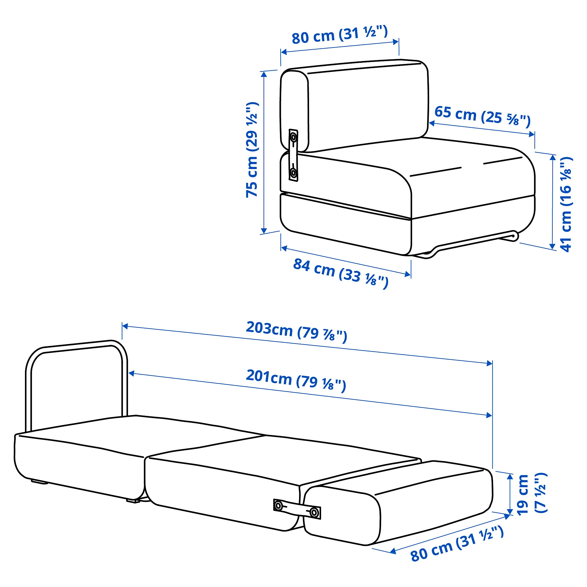 IKEA PS 2026 單人沙發床