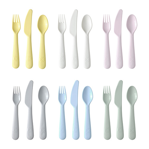KALAS - 18-piece cutlery set, mixed colours | IKEA Taiwan Online - PE822915_S4