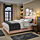IDANÄS - 雙人儲物床, 淺粉紅色, 附床底板條底座 | IKEA 線上購物 - PH180609_S1