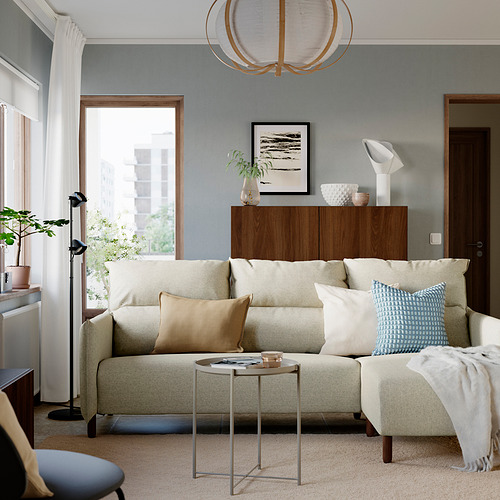 MANNARP 3-seat sofa with chaise longue