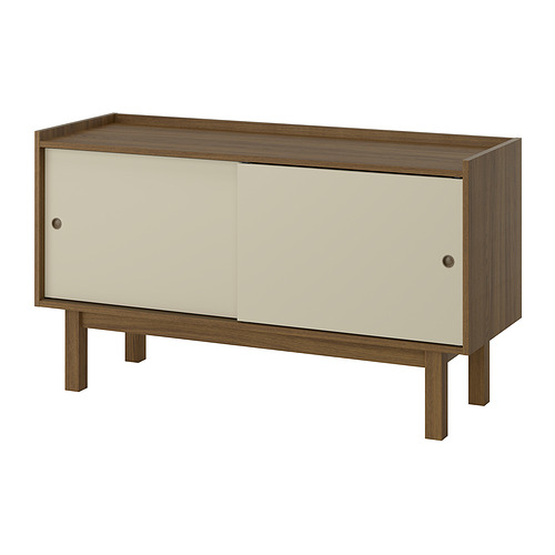FÖRSÄLJARE - 邊櫃，深米色 木質/淺米色，140x46x78 公分 | IKEA 線上購物 - E1006154_S4