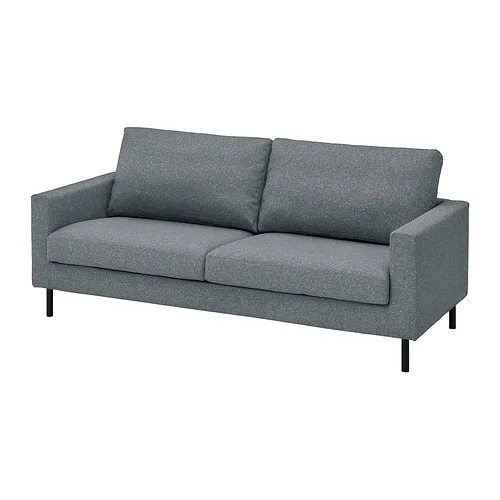 SALTSJÖBADEN - 三人座沙發，Gunnared 中灰色 | IKEA 線上購物 - E1006217_S4