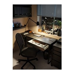 MICKE - desk, white/anthracite | IKEA Taiwan Online - PE787989_S3