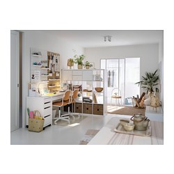 MICKE - 書桌/工作桌, 黑棕色 | IKEA 線上購物 - PE740346_S3