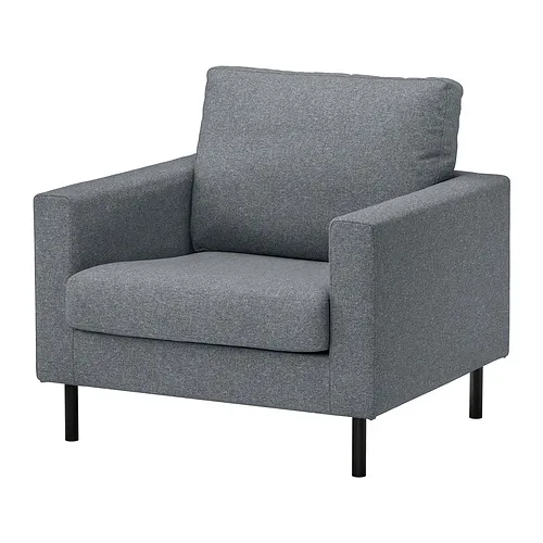 SALTSJÖBADEN - 扶手椅，Gunnared 中灰色 | IKEA 線上購物 - E1006252_S4