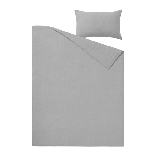 GROVSNÄRJA duvet cover and pillowcase