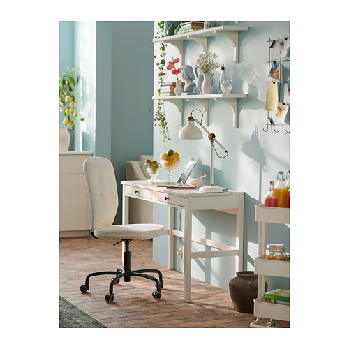 HEMNES - 書桌附2抽, 染白色 | IKEA 線上購物 - PH165502_S4