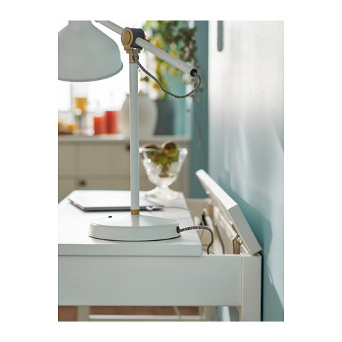 HEMNES - 書桌附2抽, 染白色 | IKEA 線上購物 - PH165498_S4