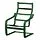 POÄNG - 扶手椅框架，深綠色 | IKEA 線上購物 - E1006281_S1