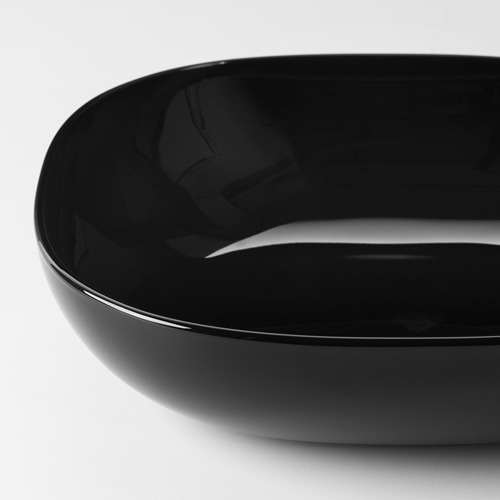 BACKIG - deep plate, black | IKEA Taiwan Online - PE628817_S4