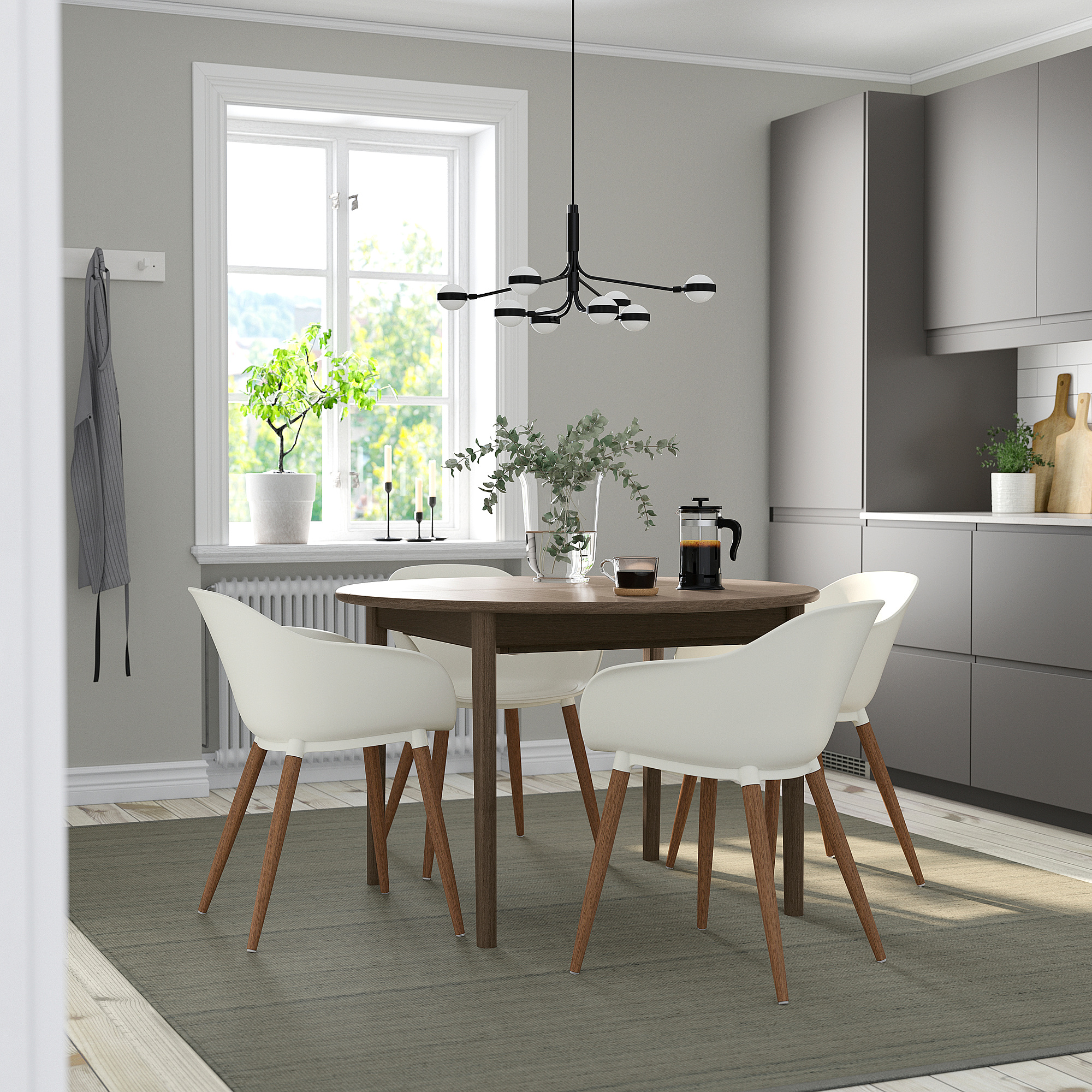 SKANSNÄS/GRÖNSTA table and 4 chairs