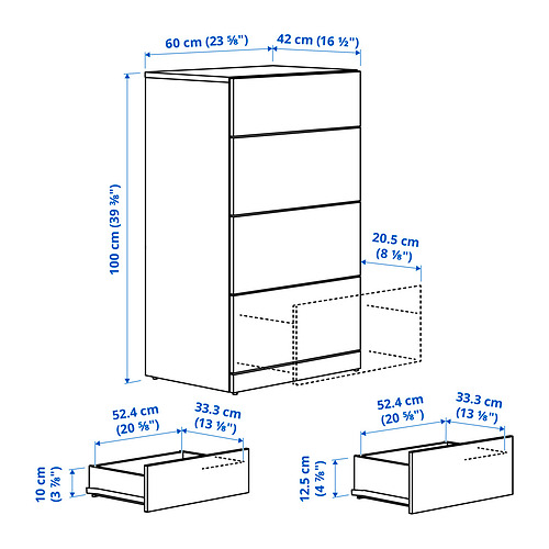 LASTARE 抽屜櫃/4抽