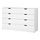 NORDLI - chest of 8 drawers, white | IKEA Taiwan Online - PE677738_S1