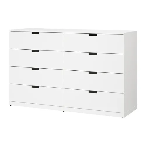NORDLI - 抽屜櫃/8抽, 白色, 160x99 公分 | IKEA 線上購物 - PE677738_S4