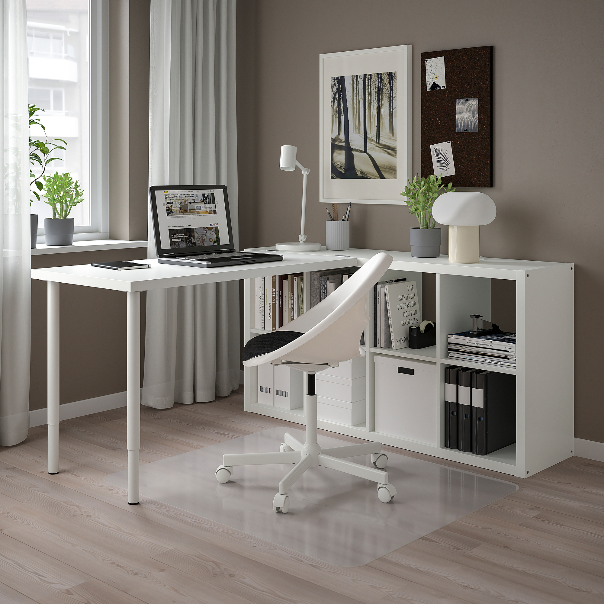 KALLAX/LAGKAPTEN desk combination