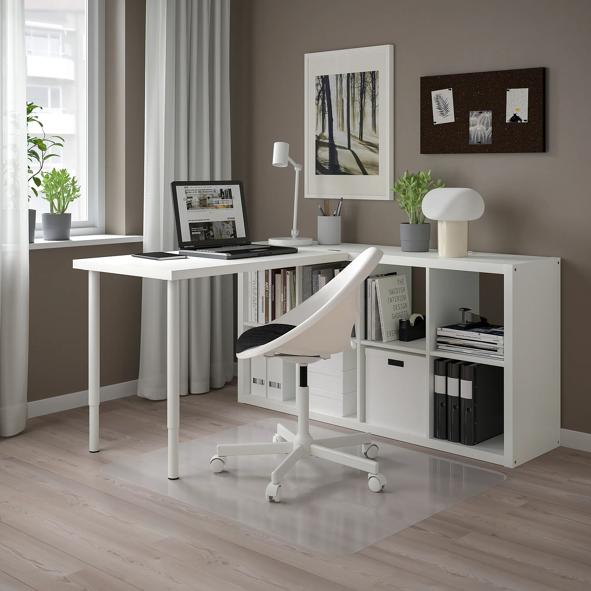 KALLAX/LINNMON 書桌/工作桌組合