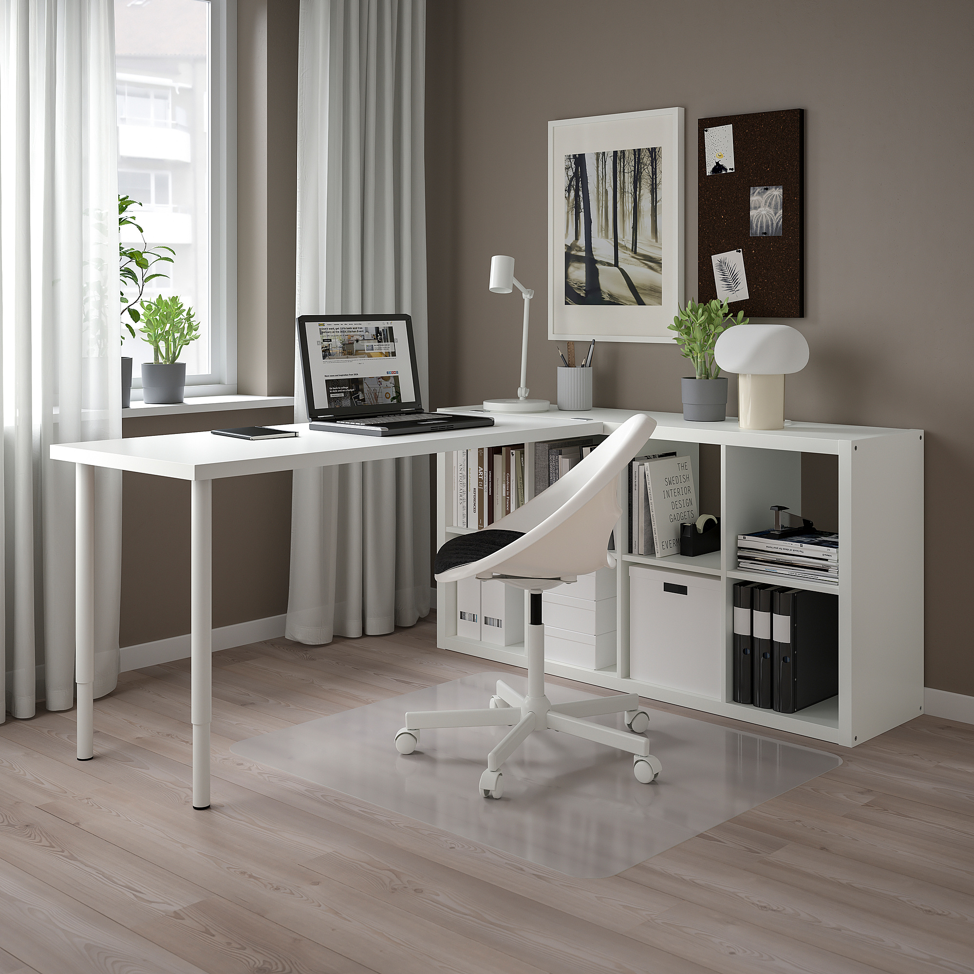 KALLAX/LAGKAPTEN desk combination