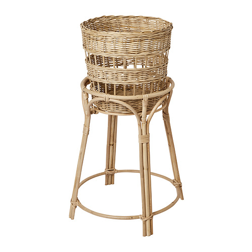 TOLKNING - plant stand, handmade rattan, 66 cm | IKEA Taiwan Online - PE865489_S4
