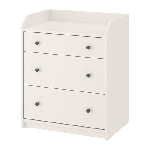 HAUGA chest of 3 drawers