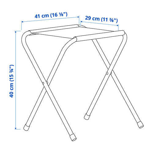 STRANDÖN folding table set