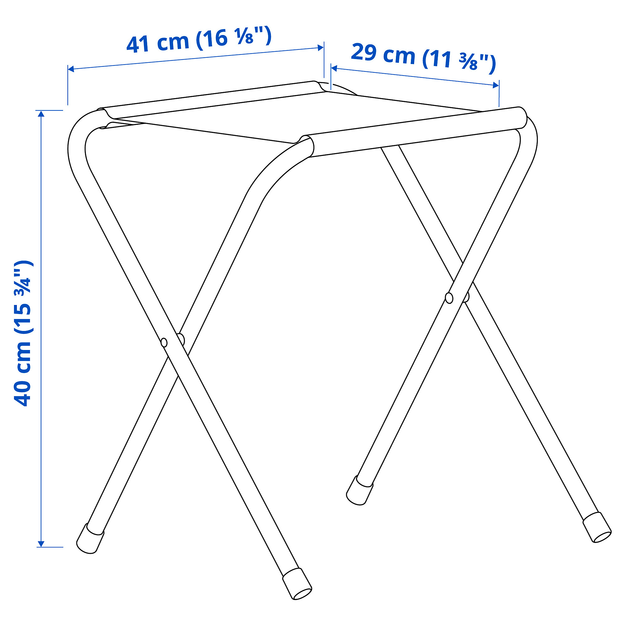 STRANDÖN folding table set