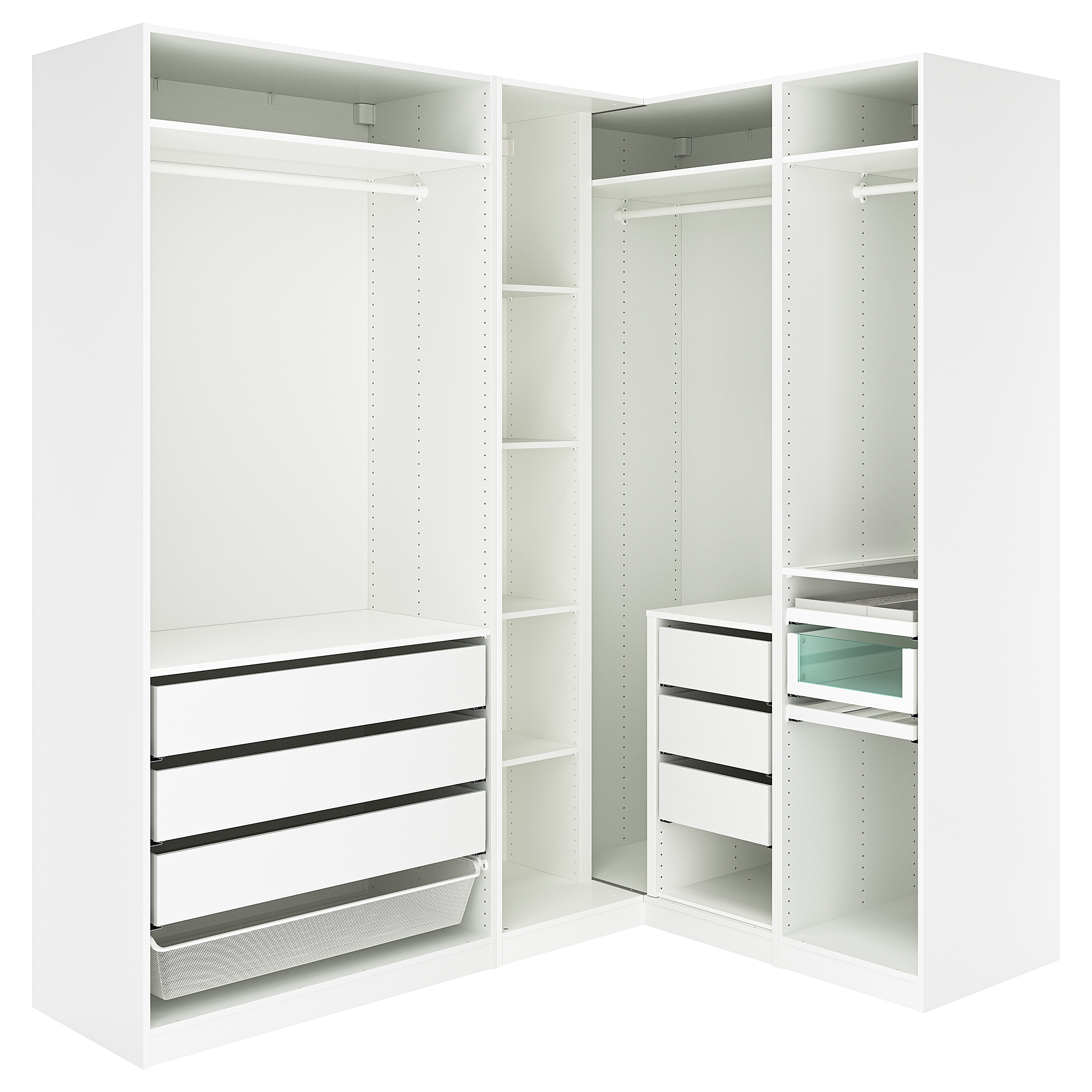 PAX corner wardrobe