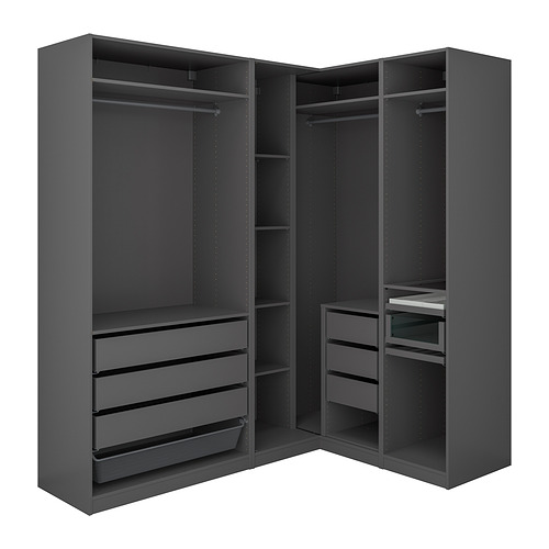 PAX corner wardrobe