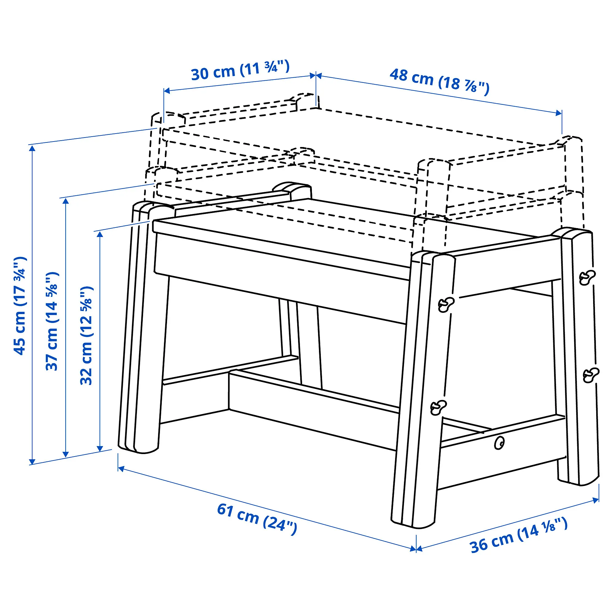 FLISAT children's bench