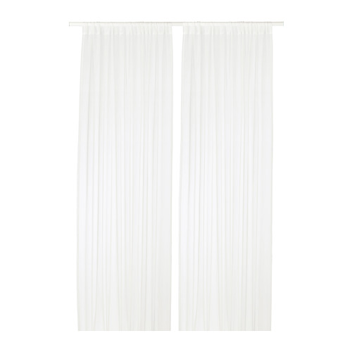 TERESIA - 紗簾 2件裝, 白色 | IKEA 線上購物 - PE677881_S4