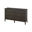 IDANÄS - 抽屜櫃/6抽, 深棕色 上色, 162x95 公分 | IKEA 線上購物 - PE782664_S2 