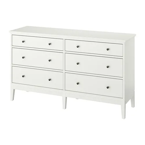 IDANÄS - 抽屜櫃/6抽, 白色, 162x95 公分 | IKEA 線上購物 - PE782665_S4