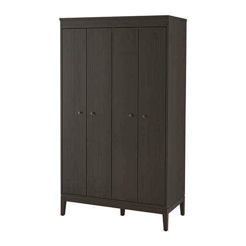 IDANÄS - 衣櫃/衣櫥, 深棕色 上色 | IKEA 線上購物 - PE782673_S4