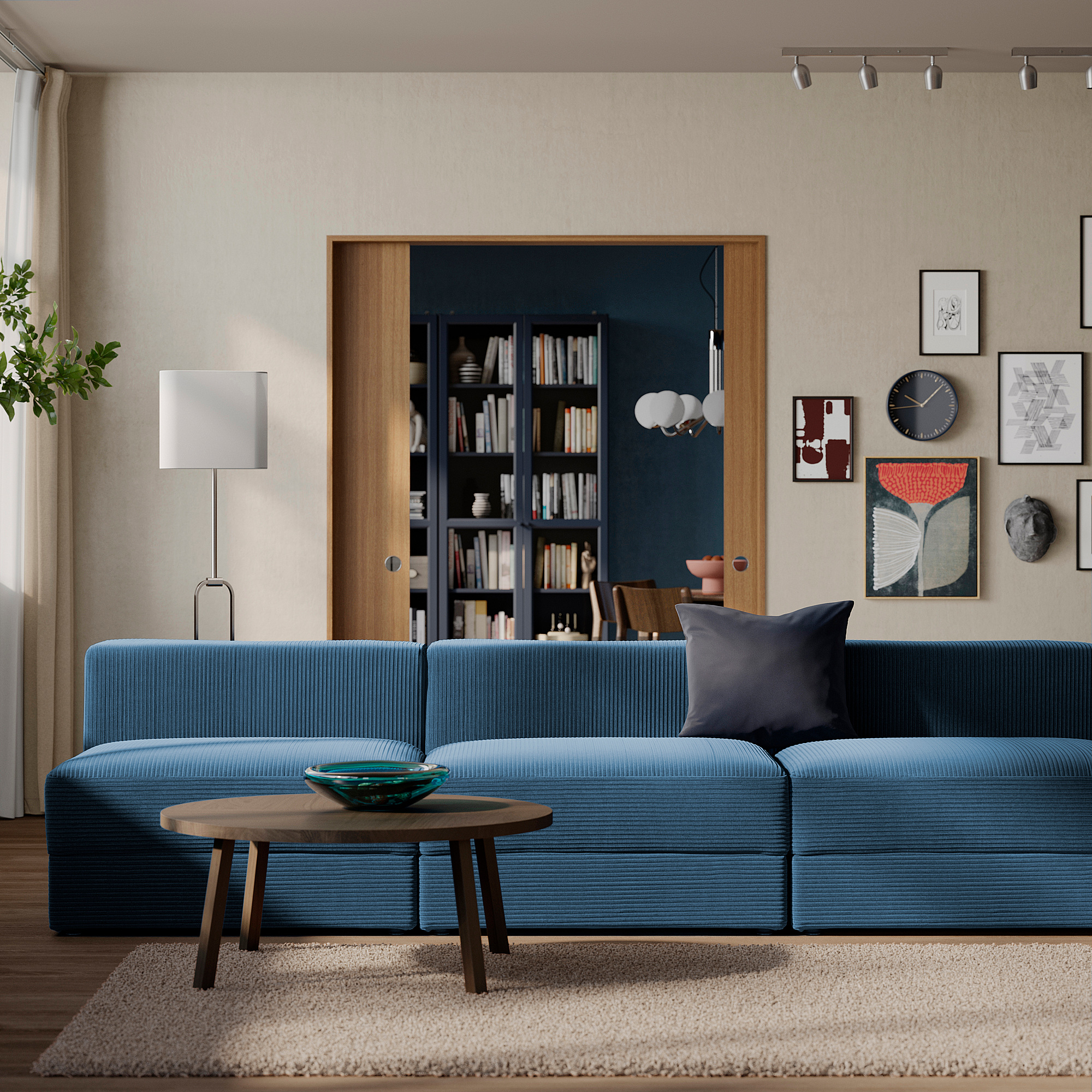 JÄTTEBO 4,5-seat modular sofa