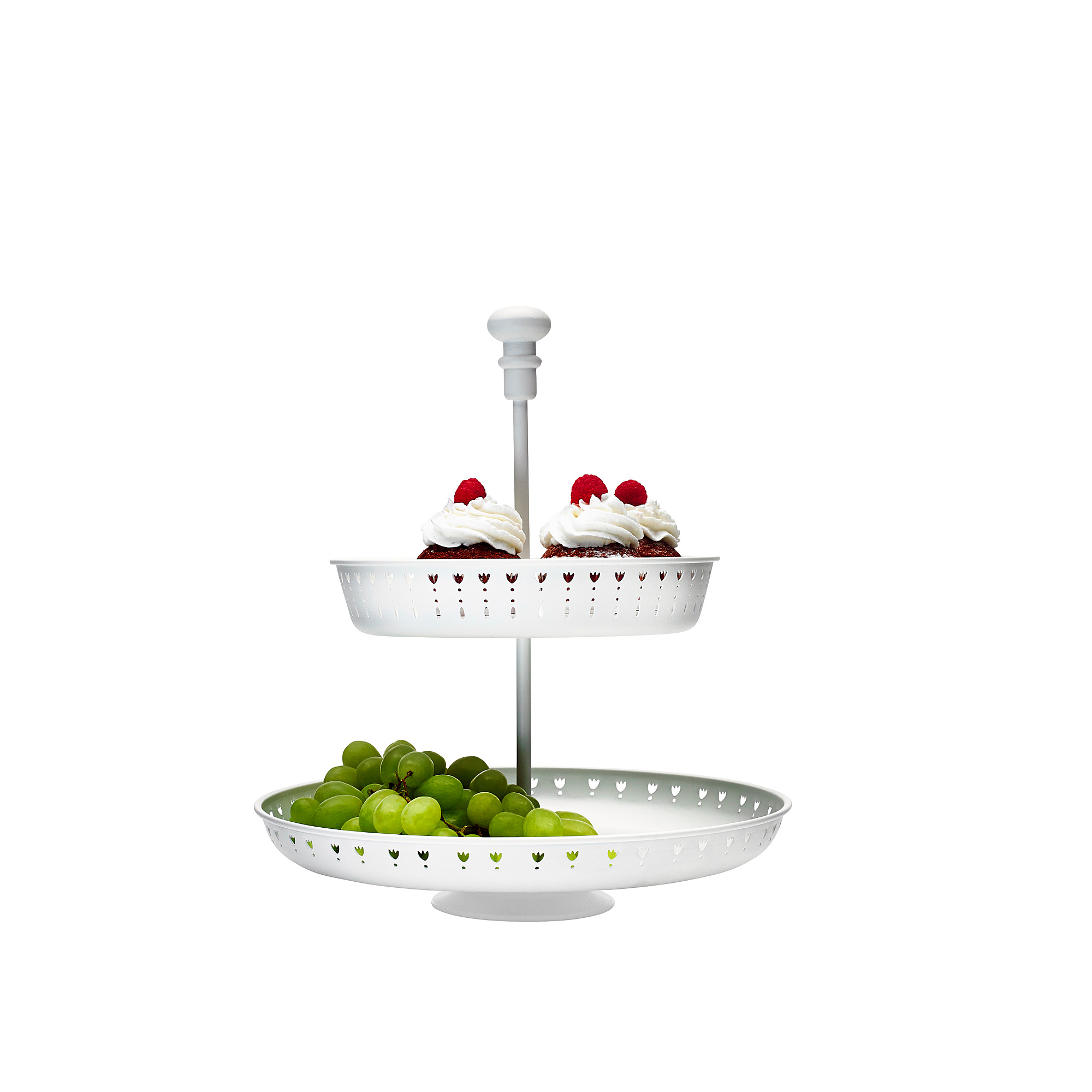 GARNERA serving stand, two tiers