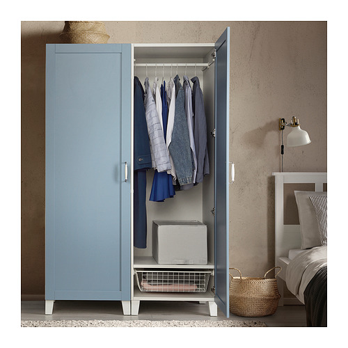 PLATSA wardrobe with 2 doors