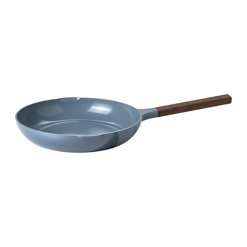 KLIPPFISK - 平底煎鍋, 不沾塗層/木質 深灰藍色, 28 公分 | IKEA 線上購物 - PE968224_S4