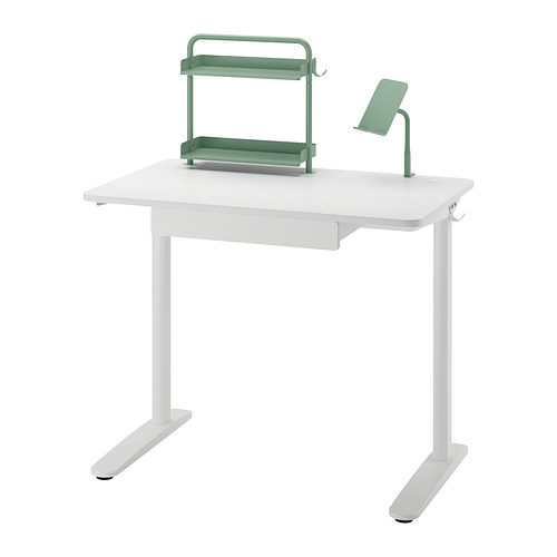 RELATERA - 書桌組合, 白色/淺灰綠色, 90x60 公分 | IKEA 線上購物 - PE936425_S4