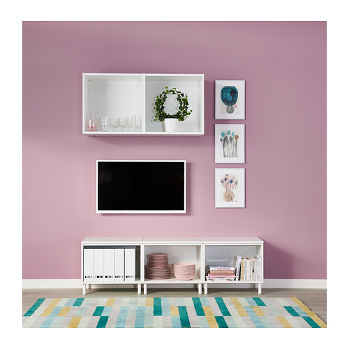 PLATSA - 收納櫃, 白色/Fonnes 白色, 180x42x113 公分| IKEA 線上購物