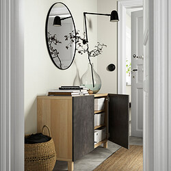 BESTÅ - 附門收納組合, 黑棕色 Kallviken/深灰色 仿混凝土 | IKEA 線上購物 - PE626933_S3
