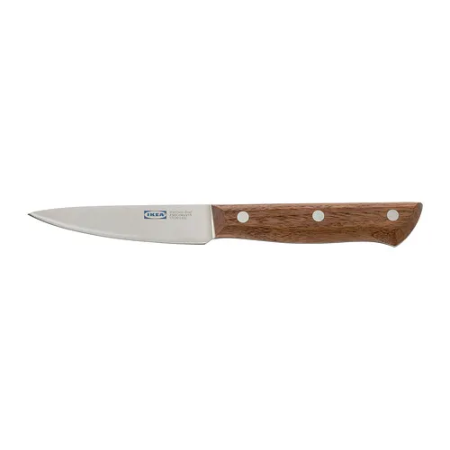 VARDAGEN - paring knife, stainless steel/walnut, 9 cm | IKEA Taiwan Online - PE968252_S4