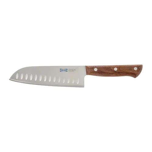 VARDAGEN - santoku knife, stainless steel/walnut, 16 cm | IKEA Taiwan Online - PE968253_S4