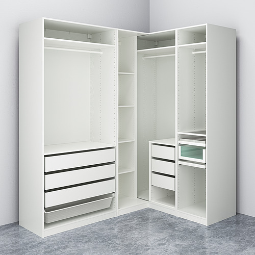 PAX corner wardrobe