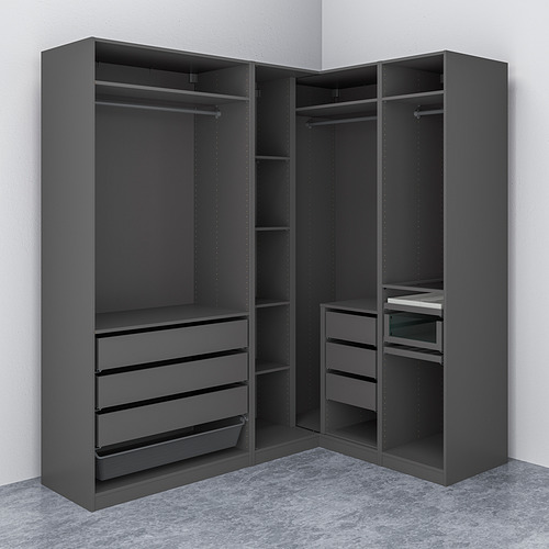 PAX corner wardrobe