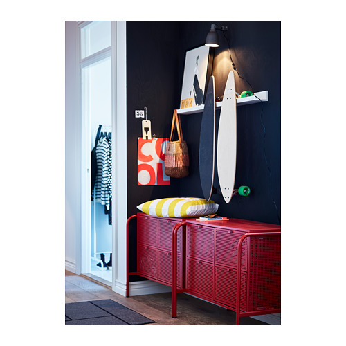 NIKKEBY - 抽屜櫃/4抽, 紅色 | IKEA 線上購物 - PH161069_S4