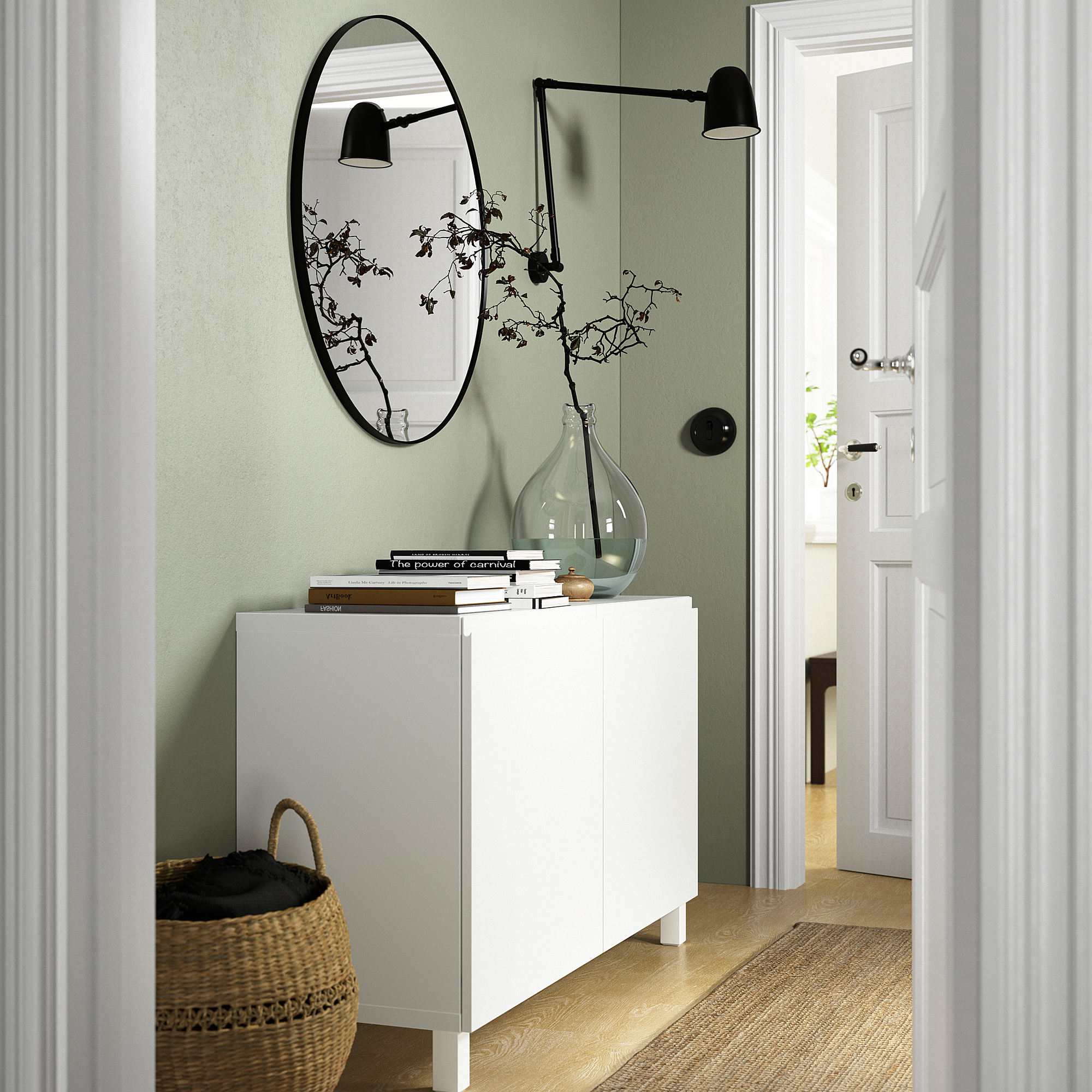 BESTÅ storage combination with doors