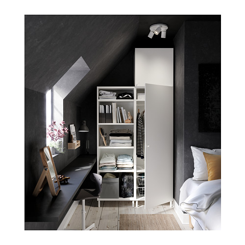 PLATSA wardrobe with 2 doors