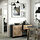 BESTÅ - storage combination w doors/drawers, black-brown/Hedeviken/Stubbarp oak veneer | IKEA Taiwan Online - PE823488_S1