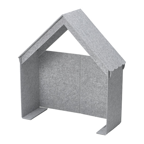 SLÄKT - bed accessory, house shaped/grey | IKEA Taiwan Online - PE968345_S4