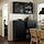 BESTÅ - storage combination w doors/drawers, black-brown/Hanviken/Stubbarp black-brown clear glass | IKEA Taiwan Online - PE823551_S1